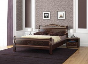 КАРИНА-5 Кровать из массива 1600 в Коротчаево - korotchaevo.mebel24.online | фото 1