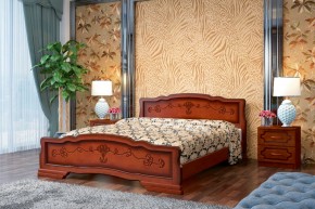 КАРИНА-6 Кровать из массива 1800 (Орех) в Коротчаево - korotchaevo.mebel24.online | фото