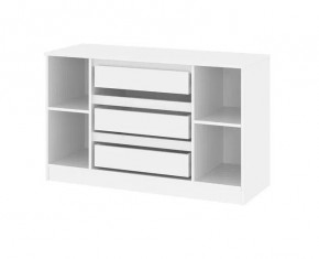 Комод 1200 Парус (Белый/Графит) в Коротчаево - korotchaevo.mebel24.online | фото 2