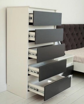 Комод 600 Парус (Белый/Графит) в Коротчаево - korotchaevo.mebel24.online | фото 3