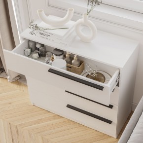 Комод Айрон КМ-02 (белый) в Коротчаево - korotchaevo.mebel24.online | фото 3