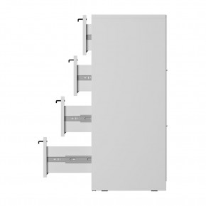 Комод Айрон КМ-02 (белый) в Коротчаево - korotchaevo.mebel24.online | фото 7