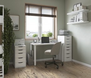 Комод Ингар белый с пятью выдвижными ящиками в Коротчаево - korotchaevo.mebel24.online | фото 4