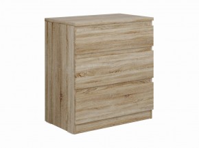 Комод КАСТОР с тремя ящиками, цвет Дуб Сонома в Коротчаево - korotchaevo.mebel24.online | фото