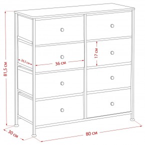 Комод Leset Линкс 8 ящиков (МДФ) в Коротчаево - korotchaevo.mebel24.online | фото 12