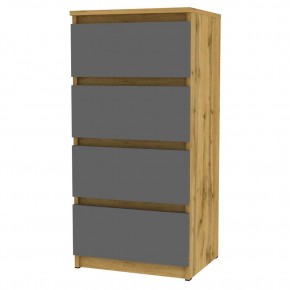 Комод Malta light K126 (ДВ-Графит) в Коротчаево - korotchaevo.mebel24.online | фото