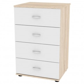 Комод "Алиса (K2)" ручка скоба (ДСС-Белый) в Коротчаево - korotchaevo.mebel24.online | фото