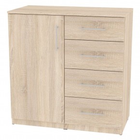 Комод "Калисто (K17)" ручка рейлинг (Дуб сонома) в Коротчаево - korotchaevo.mebel24.online | фото
