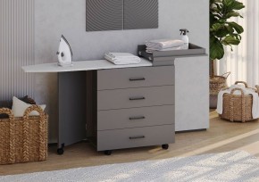 Комод с гладильной доской (Графит) в Коротчаево - korotchaevo.mebel24.online | фото 3