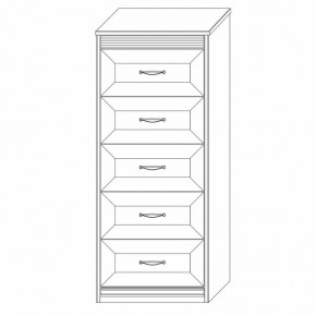 Комод высокий Неаполь в Коротчаево - korotchaevo.mebel24.online | фото 4