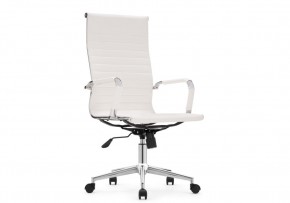Компьютерное кресло Reus pu white / chrome в Коротчаево - korotchaevo.mebel24.online | фото