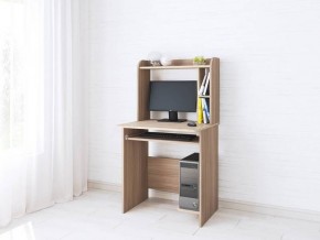 Компьютерный стол Грета-1 ясень шимо/дуб сонома в Коротчаево - korotchaevo.mebel24.online | фото