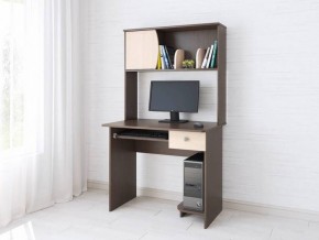 Компьютерный стол Грета-4 венге/дуб молочный в Коротчаево - korotchaevo.mebel24.online | фото