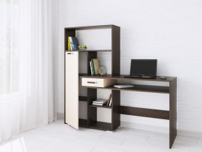 Компьютерный стол Квартет-8 венге/дуб молочный в Коротчаево - korotchaevo.mebel24.online | фото
