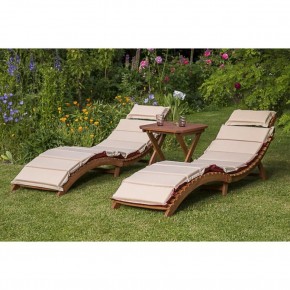 Комплект шезлонги и столик AFM-803A-T133 Beige (2+1) в Коротчаево - korotchaevo.mebel24.online | фото