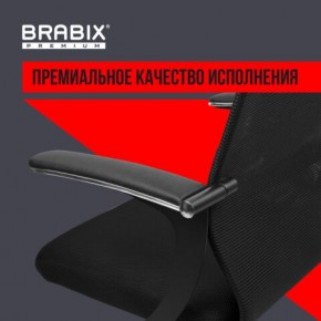 Кресло BRABIX PREMIUM "Ultimate EX-801" хром, плотная двойная сетка Х2, черное, 532917 в Коротчаево - korotchaevo.mebel24.online | фото 3