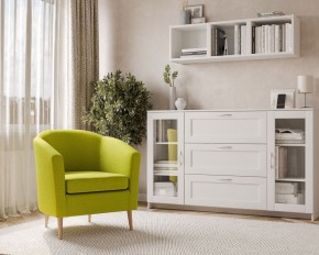Кресло для отдыха Тунне жёлто-зелёное, ткань рогожка в Коротчаево - korotchaevo.mebel24.online | фото 3