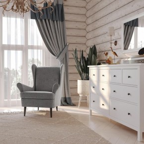 Кресло для отдыха Вало серый, ткань рогожка в Коротчаево - korotchaevo.mebel24.online | фото 2
