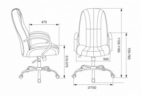 Кресло для руководителя T-898SL/BLACK в Коротчаево - korotchaevo.mebel24.online | фото