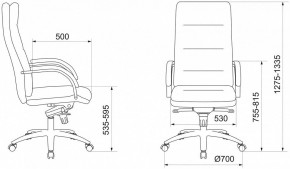 Кресло для руководителя T-9927SL/BLACK в Коротчаево - korotchaevo.mebel24.online | фото 5