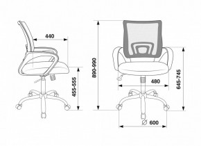Кресло компьютерное CH-695N/SL/BL/TW-11 в Коротчаево - korotchaevo.mebel24.online | фото 6