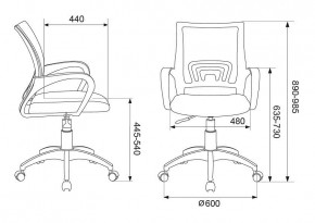 Кресло компьютерное CH-W695NLT/SD/TW-18 в Коротчаево - korotchaevo.mebel24.online | фото 6