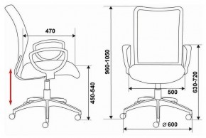 Кресло компьютерное Бюрократ CH-599/R/TW-97N в Коротчаево - korotchaevo.mebel24.online | фото 11