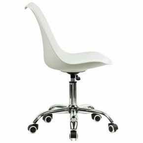 Кресло стул BRABIX "Eames MG-310 CH", хром, пластик белый, экокожа белая, 532923 в Коротчаево - korotchaevo.mebel24.online | фото 3