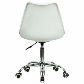 Кресло стул BRABIX "Eames MG-310 CH", хром, пластик белый, ткань серая, 532924 в Коротчаево - korotchaevo.mebel24.online | фото 4