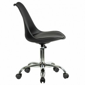 Кресло стул BRABIX "Eames MG-310 CH", хром, пластик черный, экокожа черная, 532925 в Коротчаево - korotchaevo.mebel24.online | фото 3