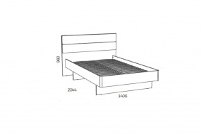 Кровать 1200х2000 "Морти" НМ 041.20 Х с основанием в Коротчаево - korotchaevo.mebel24.online | фото 7