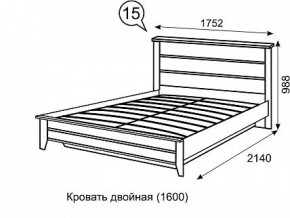 Кровать 1600 с ПМ София 15 в Коротчаево - korotchaevo.mebel24.online | фото 3