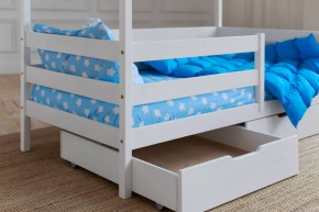 Кровать-домик 80*160 Белый в Коротчаево - korotchaevo.mebel24.online | фото 5