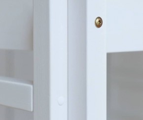 Кровать-домик двухъярусная 80*190 Белый в Коротчаево - korotchaevo.mebel24.online | фото 3