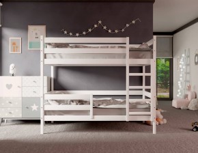 Кровать двухъярусная без крыши 80*160 Белый в Коротчаево - korotchaevo.mebel24.online | фото 2