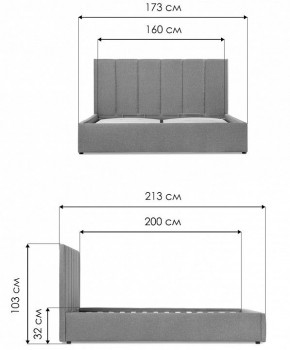 Кровать двуспальная Афродита-3 в Коротчаево - korotchaevo.mebel24.online | фото 11