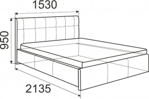 Кровать Изабелла с латами Newtone light beige 1600x2000 в Коротчаево - korotchaevo.mebel24.online | фото 5