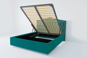 Кровать Калининград с ПМ 1600 (велюр бирюзовый) в Коротчаево - korotchaevo.mebel24.online | фото