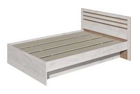 Кровать Лиана 1.4 (Дуб Крафт Белый/Дуб Крафт Золотой) в Коротчаево - korotchaevo.mebel24.online | фото
