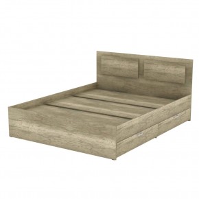 Кровать Ольга L45 (1200) 2 ящика (ДКМ) в Коротчаево - korotchaevo.mebel24.online | фото