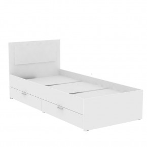 Кровать Ольга L48 (900) 2 ящика (Белый) в Коротчаево - korotchaevo.mebel24.online | фото