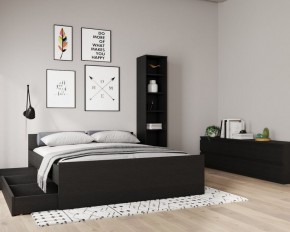 Кровать ОРИОН двухспальная с ортопедическим основанием 160х200, цвет Дуб Венге в Коротчаево - korotchaevo.mebel24.online | фото 3