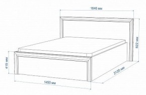 Кровать полутораспальная Нобиле Кр-140 в Коротчаево - korotchaevo.mebel24.online | фото 2