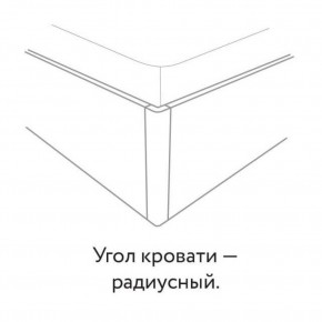 Кровать "Сандра" БЕЗ основания 1600х2000 в Коротчаево - korotchaevo.mebel24.online | фото 3