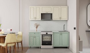 Кухня Версаль 2м Айвори/Васаби Готовое решение в Коротчаево - korotchaevo.mebel24.online | фото 2