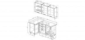 Кухонный гарнитур Антик 1000*1800 (Стол. 38мм) в Коротчаево - korotchaevo.mebel24.online | фото 2