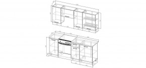 Кухонный гарнитур Антик 2000 (Стол. 26мм) в Коротчаево - korotchaevo.mebel24.online | фото 2