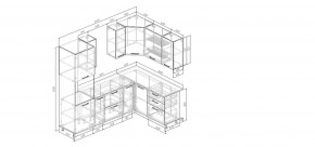 Кухонный гарнитур Антик 2400*1600 (Стол. 26мм) в Коротчаево - korotchaevo.mebel24.online | фото 2