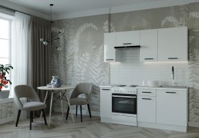 Кухонный гарнитур Белый Глянец 1800 (Стол. 38мм) в Коротчаево - korotchaevo.mebel24.online | фото