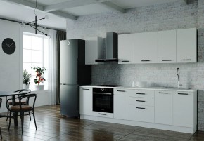 Кухонный гарнитур Белый Глянец 2800 (Стол. 26мм) в Коротчаево - korotchaevo.mebel24.online | фото 1